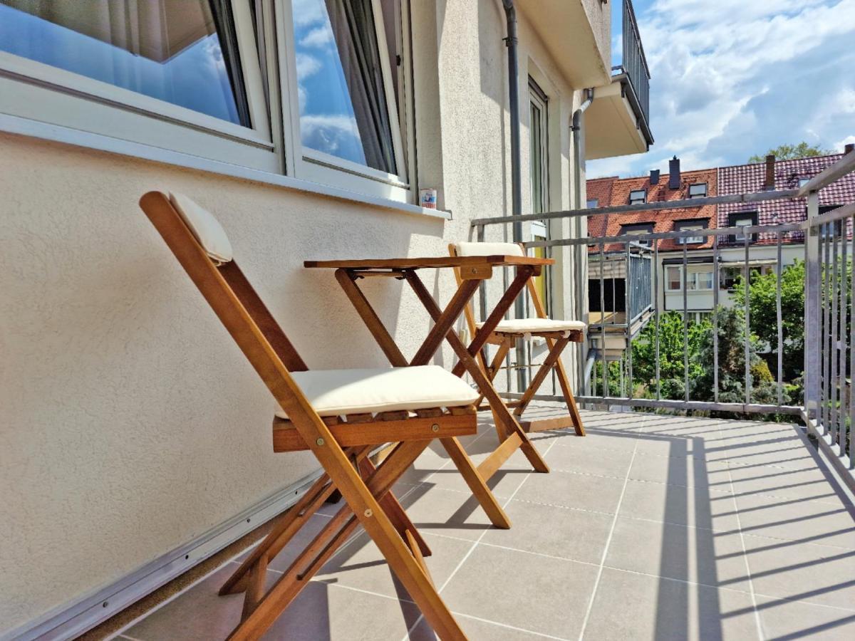 Happyside O Free Park O Balkon O Nespresso O Wlan Apartment Leipzig Exterior foto